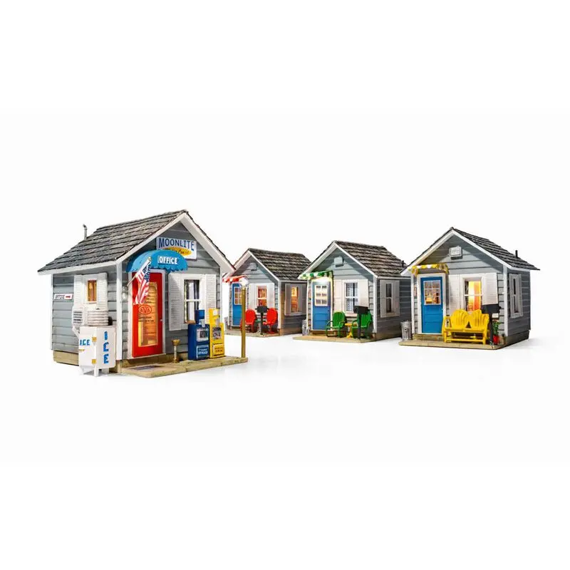 Woodland Scenics N Moonlite Motor Court   (Woobr4963) 1