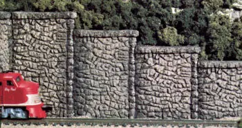 Woodland Scenics Random Stone Retaining Walls (6) (Wooc1161) 1