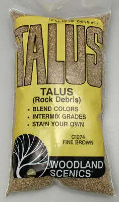 Woodland Scenics Talus Fine Brown (Wooc1274) 1