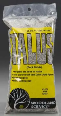 Woodland Scenics Talus Fine Gray (Wooc1278) 1