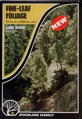 Woodland Scenics Fine Leaf Foliage Light Green (Woof1132) 1