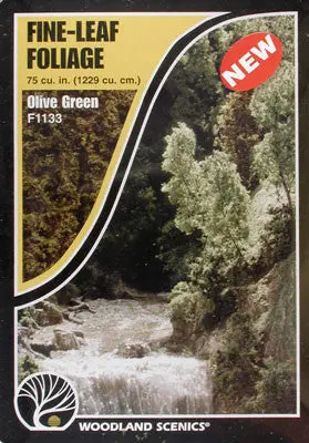 Woodland Scenics Fine-Leaf Foliage Olv Green (Woof1133) 1