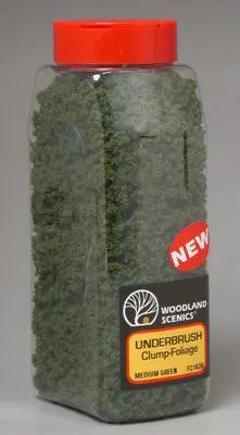 Woodland Scenics Underbrush Shaker Medium Green 32 Oz (Woofc1636) 1