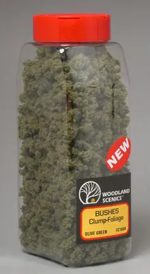 Woodland Scenics Bushes Shaker Olive Green 32 Oz (Woofc1644) 1