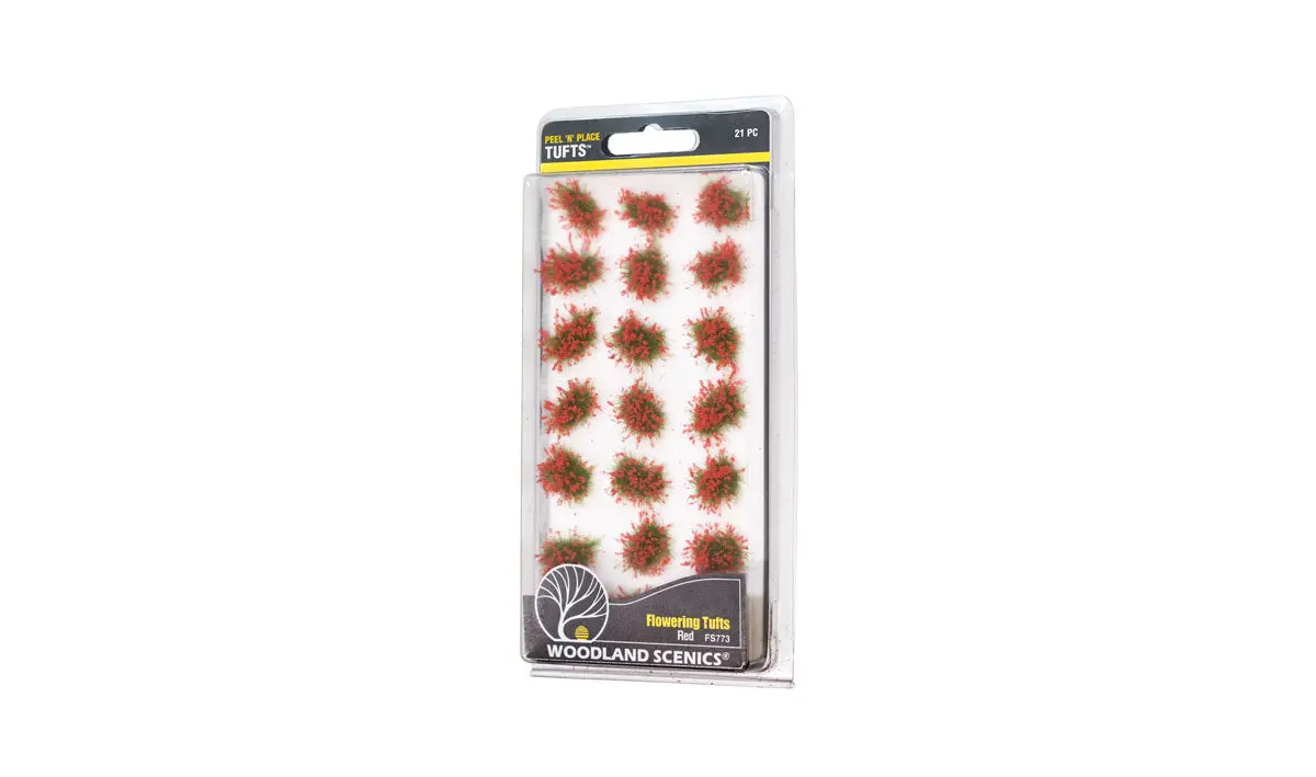 Woodland Scenics Red Flowering Tufts  (Woofs773) 1