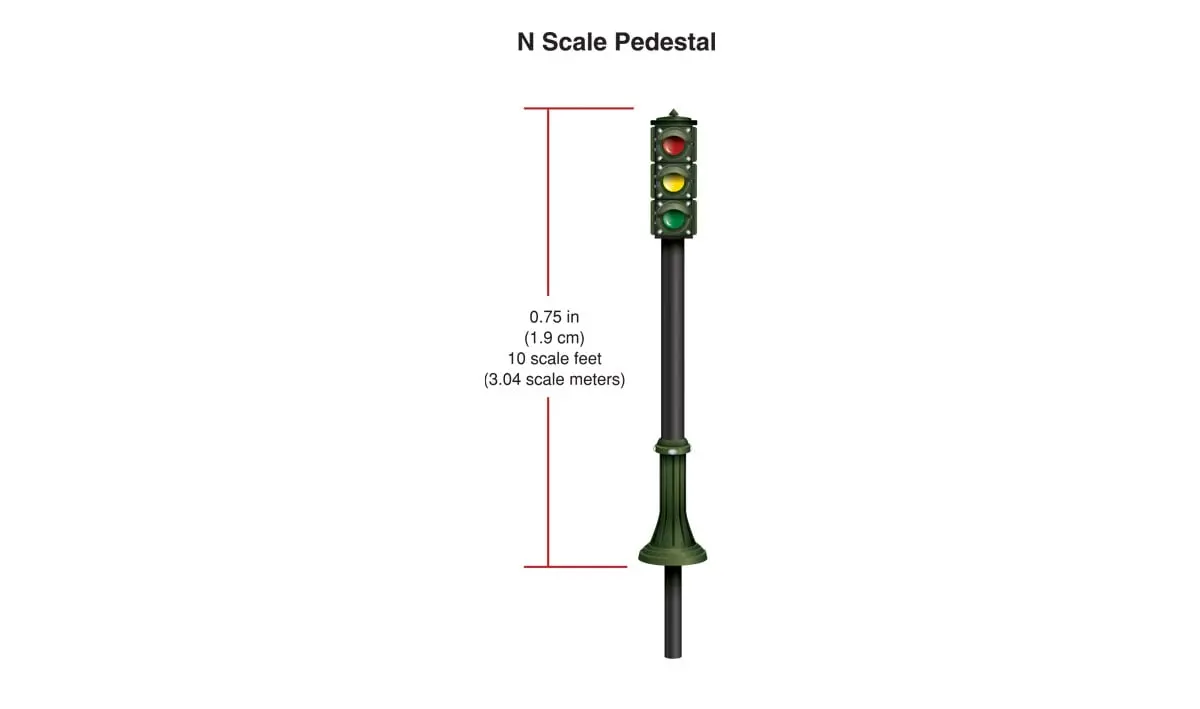Woodland Scenics  N Pedestal Traffic Lights (Woojp5635) 1