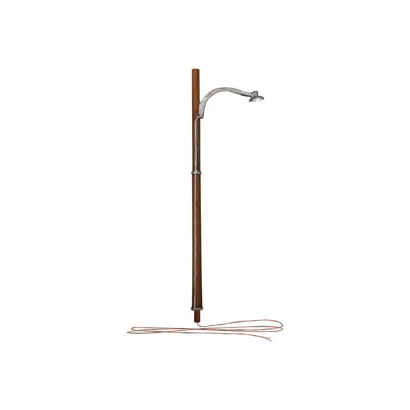 Woodland Scenics N Street Lights, Wooden Pole (3)   (Woojp5638) 1