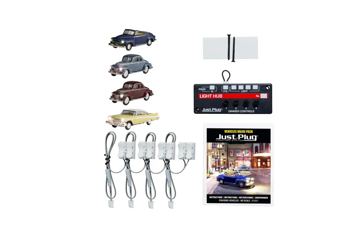 Woodland Scenics Cruising Vehicle Value Pack - Ho Scale  (Woojp5907) 1