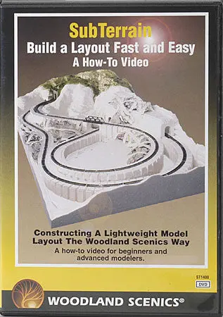 Woodland Scenics Subterrain How To Dvd (Woost1400) 1