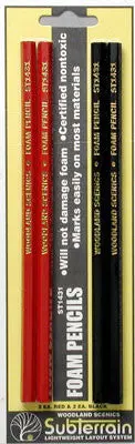 Woodland Scenics Foam Pencils (4) (Woost1431) 1