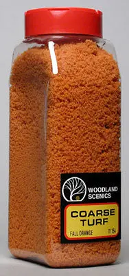 Woodland Scenics Turf Coarse Fall Orange 32 Oz. (Woot1354) 1