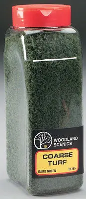 Woodland Scenics Turf Coarse Dk Green 32 Oz. (Woot1365) 1