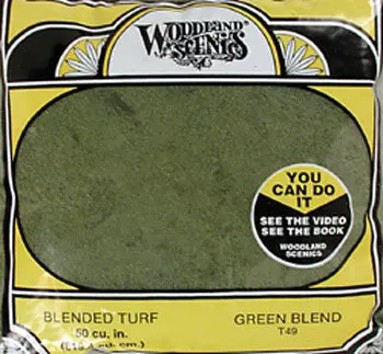 Woodland Scenics Turf Fine Blended Green 30 (Woot49) 1