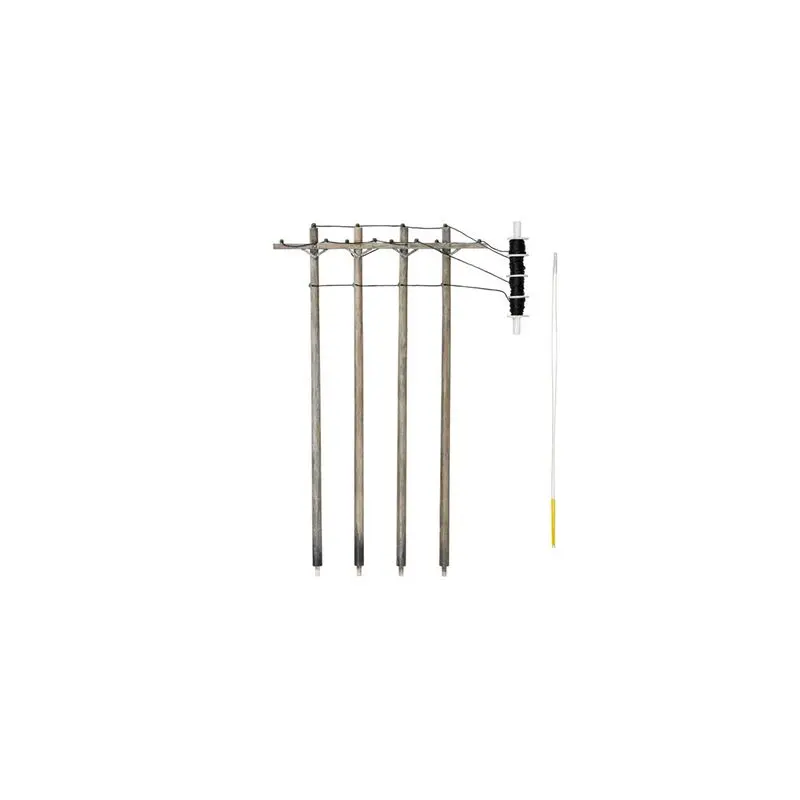 Woodland Scenics N Wired Poles Single Crossbar (Woous2250) 1