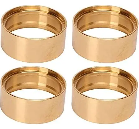 Hamilton Hobbies 4 Pcs Brass Internal Beadlock Ring Clamp  Ring Fit 1.9" Wheel Hubs  (Hamxw021) 1
