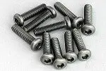 Titanium Hex Socket Screws M3x12mm (10) (Z-S0007) 1