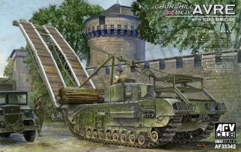 Afv 1/35 British Churchill Mk Iv Avre Tank W/Sbg Bridge  (Afv35342) 1