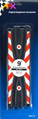 Afx 9" Criss Cross Ho Scale Slot Car Track (2)   (Afx70612) 1