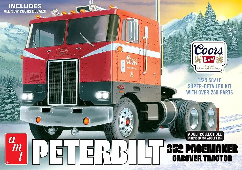 Amt  Peterbilt 352 Pacemaker Coe Coors Beer   (Amt1375) 1