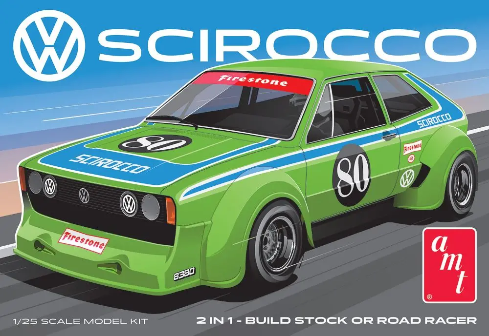 Amt 1/25 Vw Scirocco T/A Champ Car (2 In 1)   (Amt1476) 1