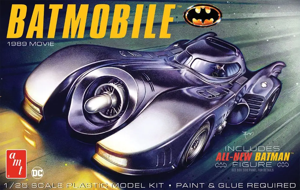 Amt 1/25 Batmobile 1989 Movie W/Seated Batman Figure   (Amt1504) 1