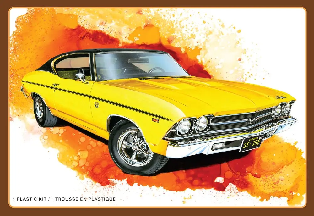 Amt 1/25 1969 Chevy Chevelle Ss 396 Hardtop   (Amt1519) 1
