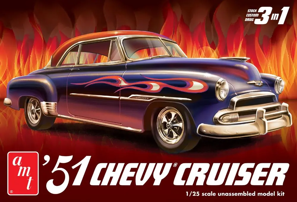 Amt 1/25 1951 Chevy Cruiser (3 In 1)   (Amt1556) 1