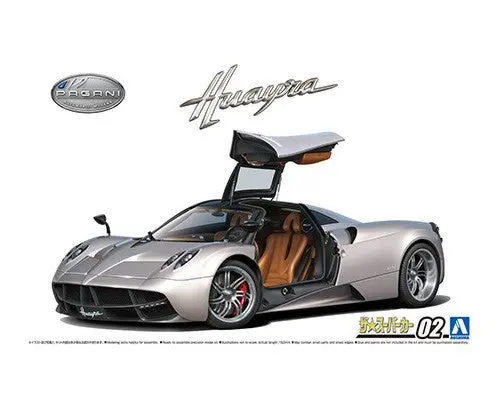 Aoshima 1/24 2012 Pagani Huayra Italian 2-Door Sports Car (Aos58060) 1