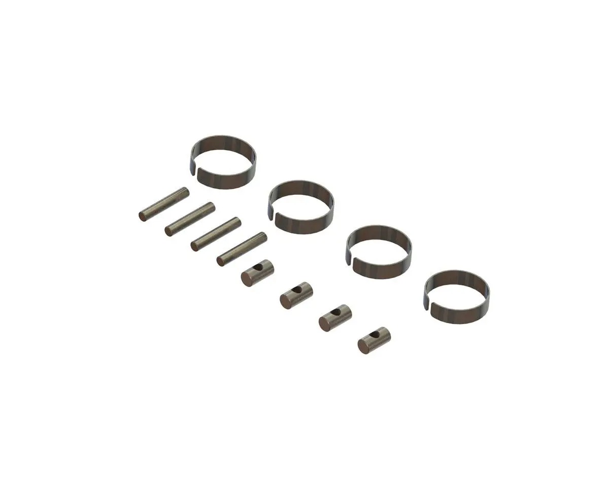 Arrma Cvd Driveshaft Metal Fittings (2)    (Ara31150) 1