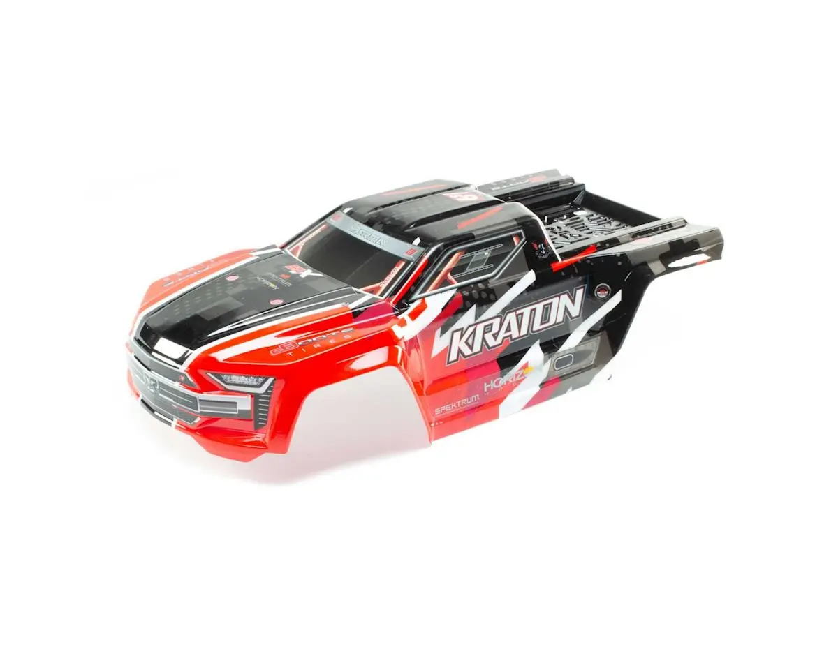 Arrma Kraton 6S Blx Pre-Painted Body (Red)  (Ara406156) 1