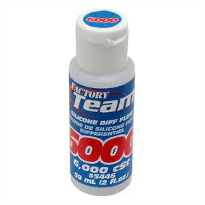 Team Associated Silicone Differential Fluid (2Oz) (6,000Cst)  (Asc5446) 1
