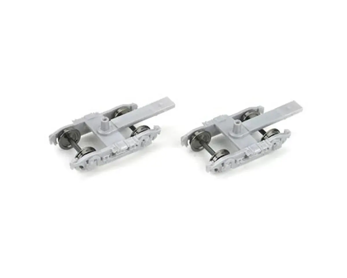 Athearn Ho 4-Wheel Passenger Truck (Silver) (2)   (Ath90411) 1