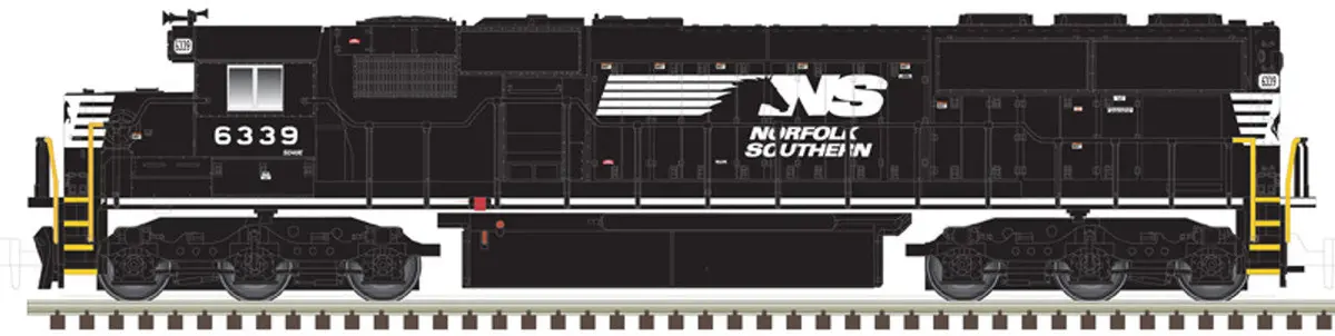 Atlas Master Silver Series N Dcc Ready Emd Sd40e Locomotive With Ditchlights Norfolk Southern Ns #6327   (Atl40005198 ) 1