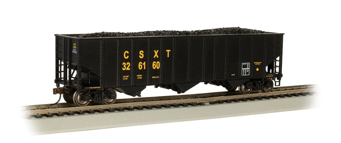 Bachmann Trains Csx® #326160 - Beth Steel 100 Ton 3 Bay Hopper   (Bac18705) 1