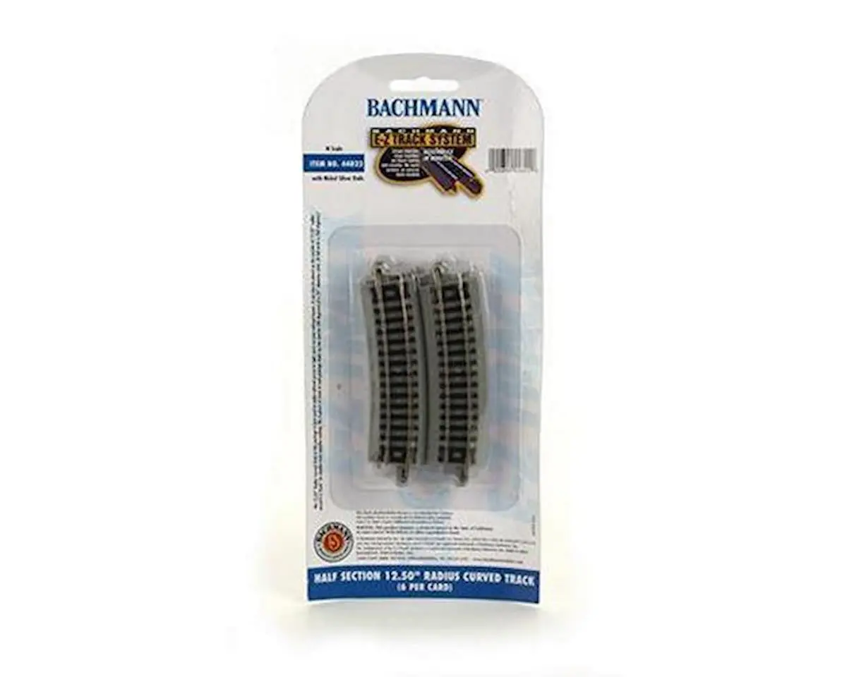 Bachmann E-Z Track Half Section 12.5" Radius Curved Track (N Scale)    (Bac44822) 1