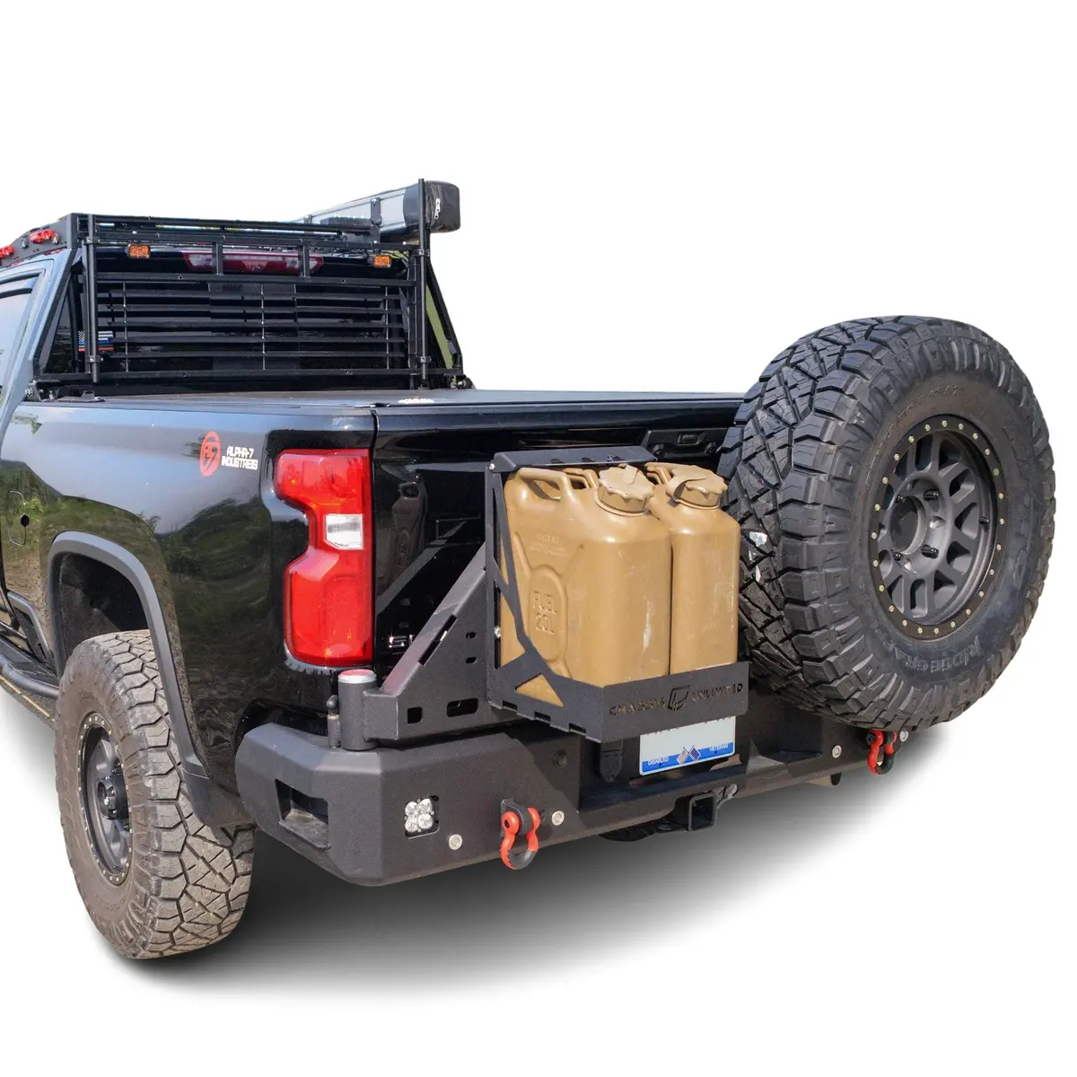 Chassis Unlimited 2020-2025 Gmc Sierra 2500/3500 Octane Dual Swing Out Rear Bumper 1