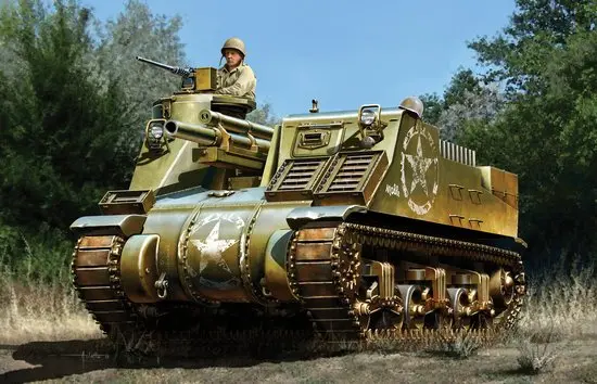 Dml 1/35 M7 Priest Early Production Tank   (Dml6817) 1