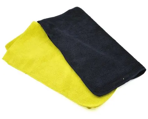 Jconcepts Racing Microfiber Towel (2) (Black & Yellow)  (Jco8114) 1