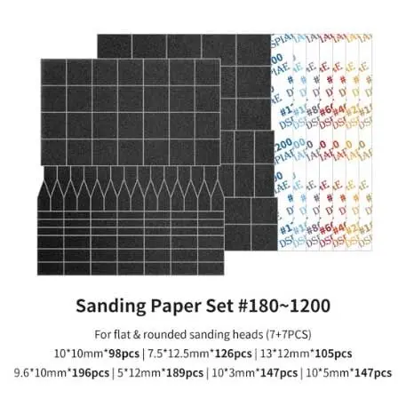 Dspiae  Full Grid Sanding Paper For Reciprocating Sanding Tool  (Dsp-Mspess) 1
