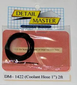 Detail Master Coolant Hose 1” Dia.-Black - 2F (Dm-1422) 1