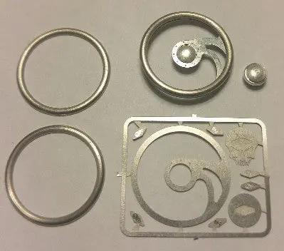 Detail Master 1/24-1/25 Fury Skull Billet Steering Wheel Kit   (Dm-3124) 1