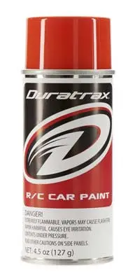 Duratrax Polycarb Spray Competition Orange 4.5 Oz  (Dtxpc256) 1
