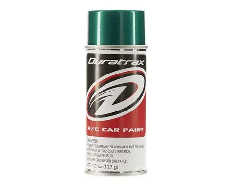 Duratrax Polycarb Spray Metallic Green 4.5 Oz  (Dtxr4266) 1
