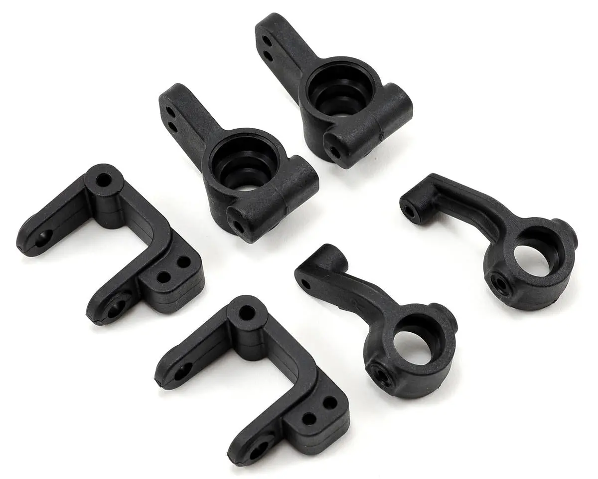 Ecx Caster Block, Steering Block & Rear Hub Set   (Ecx2324000) 1