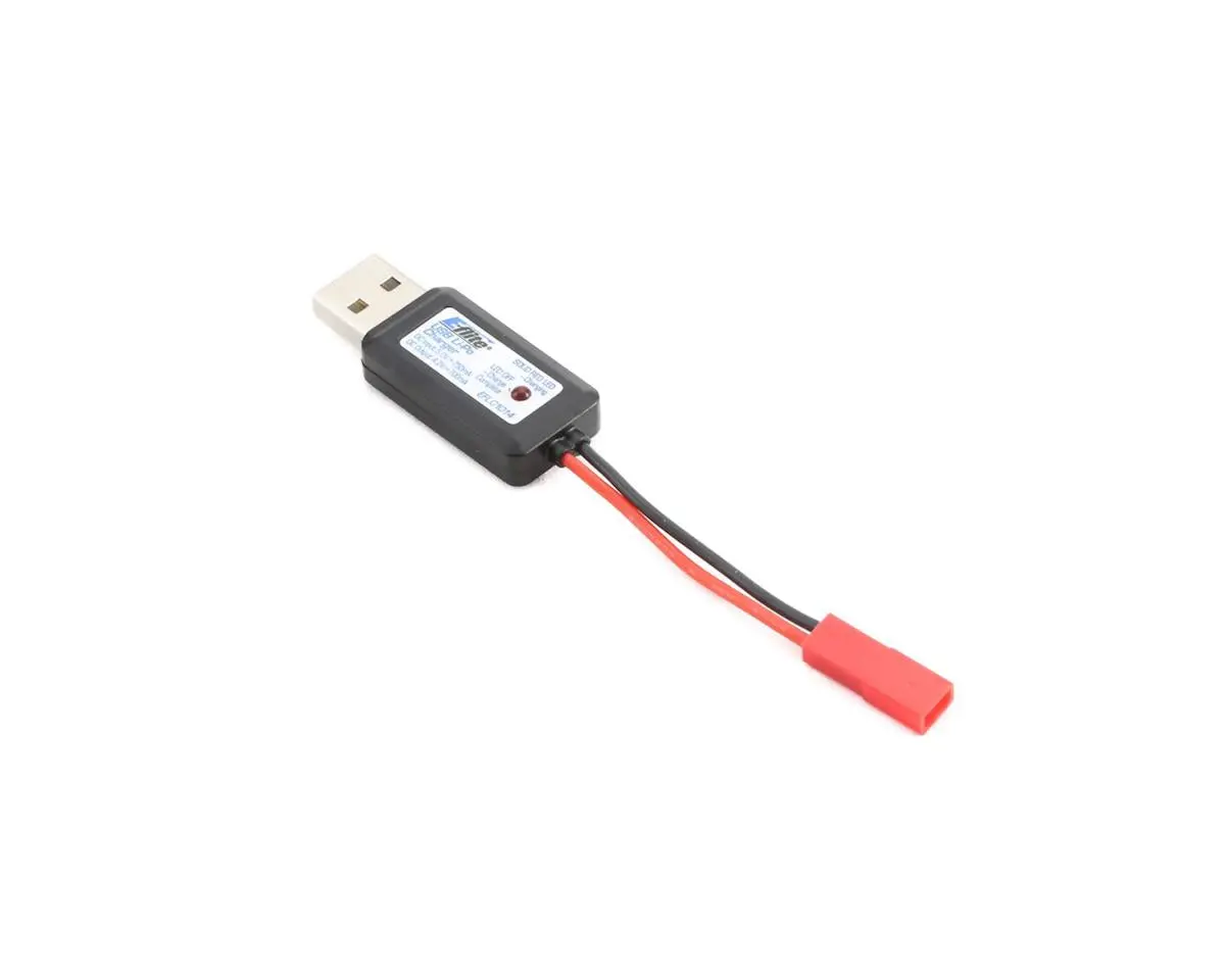 E-Flite 1S Usb Li-Po Charger, 700Ma, Jst 1