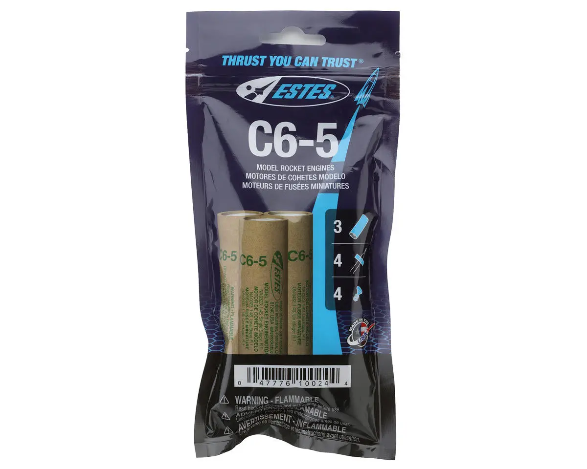 Estes C6-5 Bagged Engines (3)    (Est10024) 1