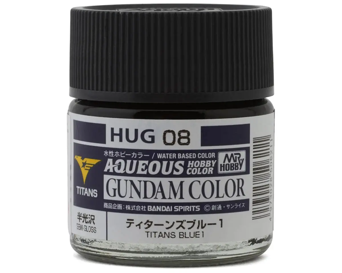Mr. Hobby "Aqueous Gundam Color" Acrylic Paint (Titans Gundam Blue 1) (10Ml)   (Guzhug08) 1