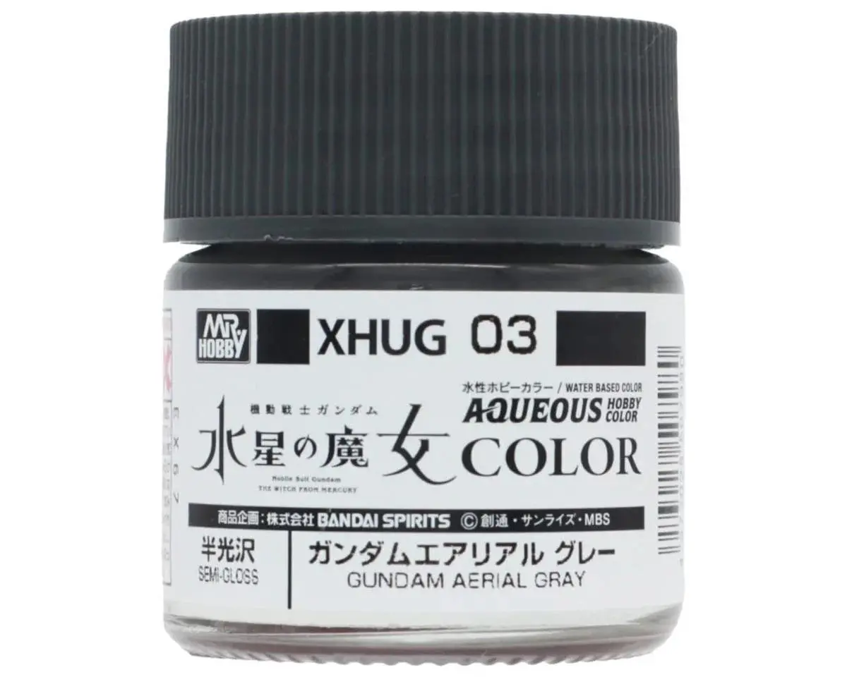 Mr. Hobby Xhug03 Gundam Aerial Gray "Aqueous Gundam Color"   (Guzxhug03) 1