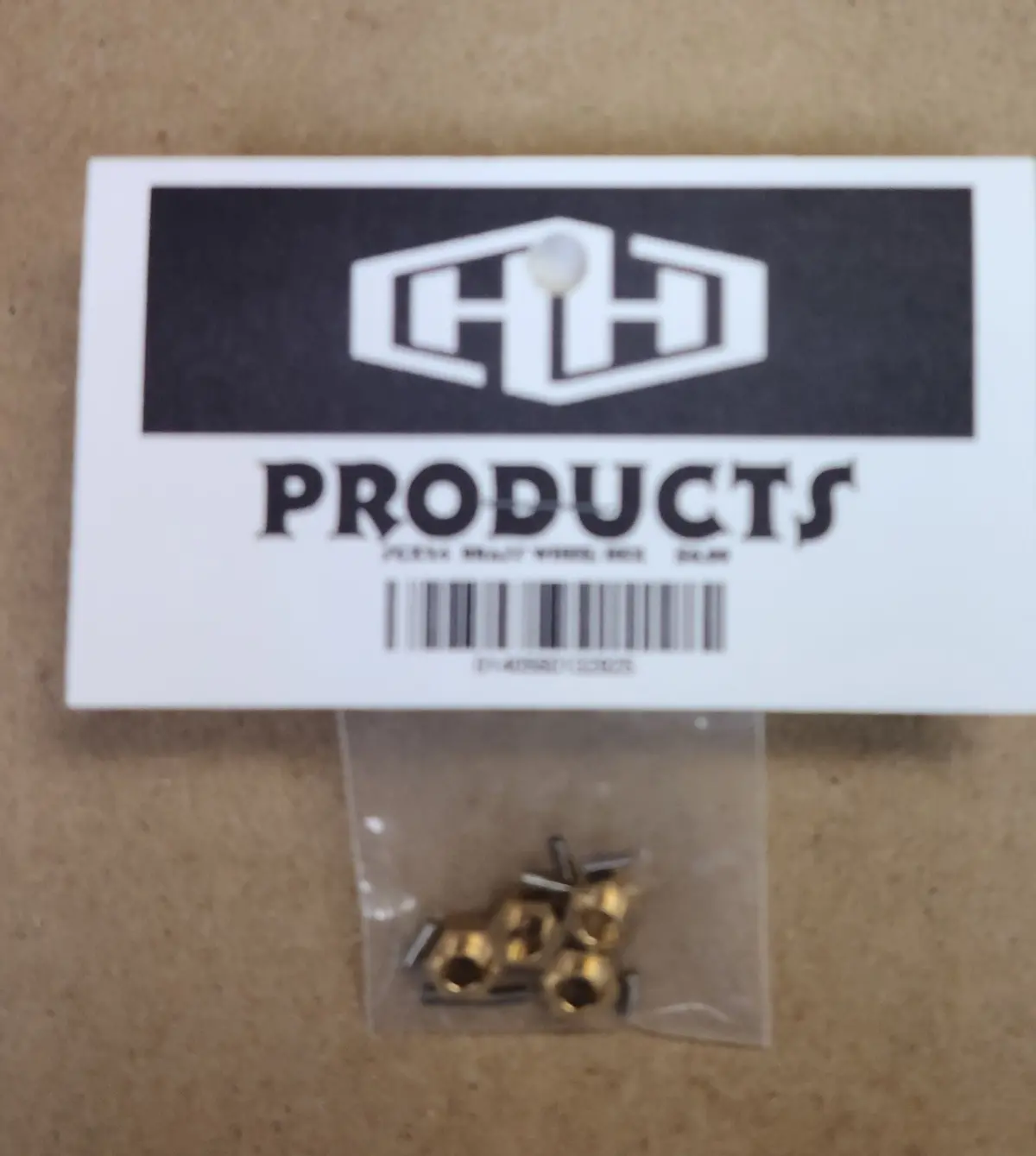 Hamilton Hobbies Scx24 Brass Wheel Hex Adapt  (Ham132925) 1