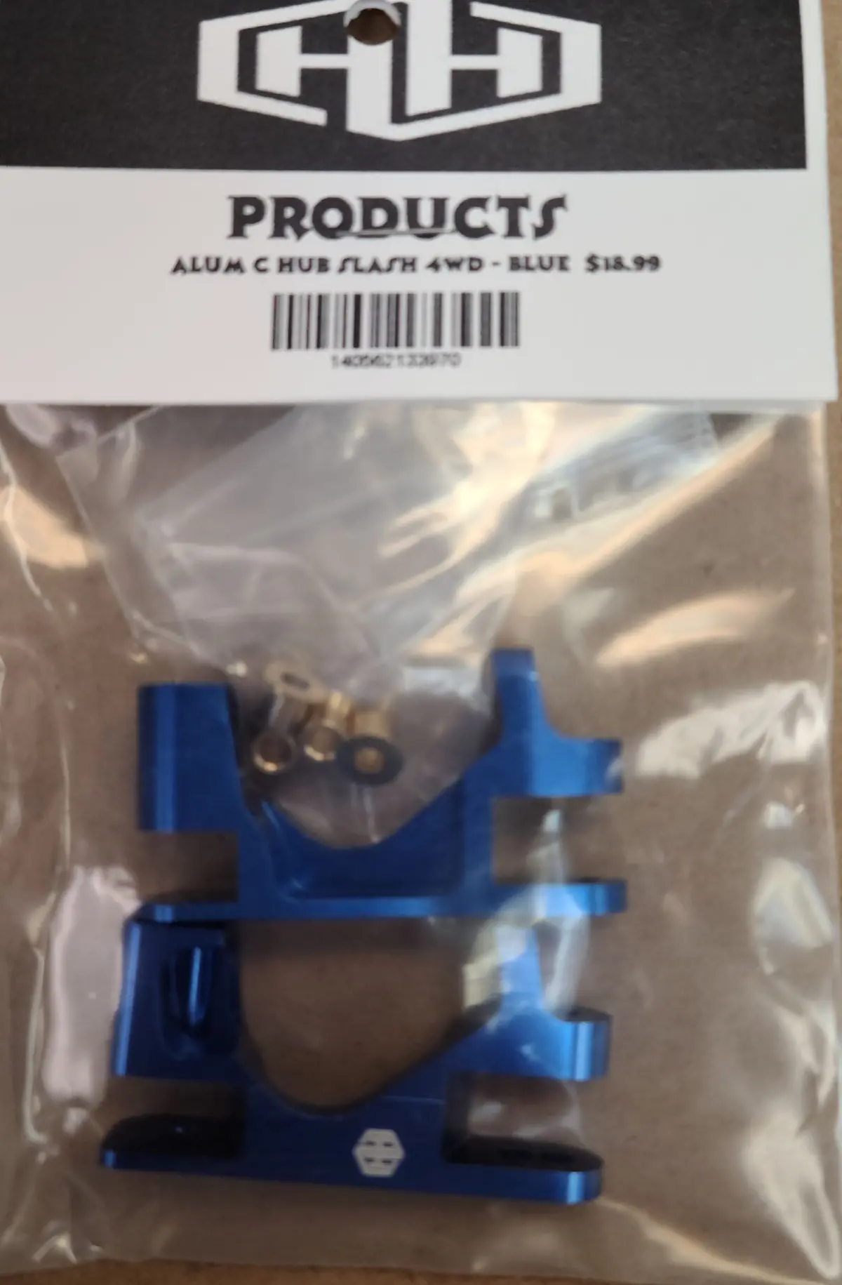 Hamilton Hobbies Aluminum C Hub Slash 4 Wd - Blue   (Ham133970) 1